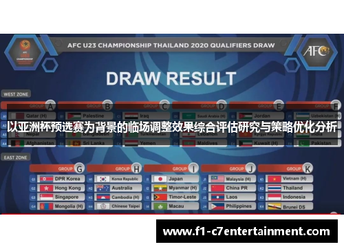 以亚洲杯预选赛为背景的临场调整效果综合评估研究与策略优化分析 以亚洲杯预选赛为背景的临场调整效果综合评估研究与策略优化分析